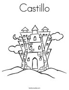 Castillo Coloring Page