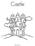 Castle Coloring Page