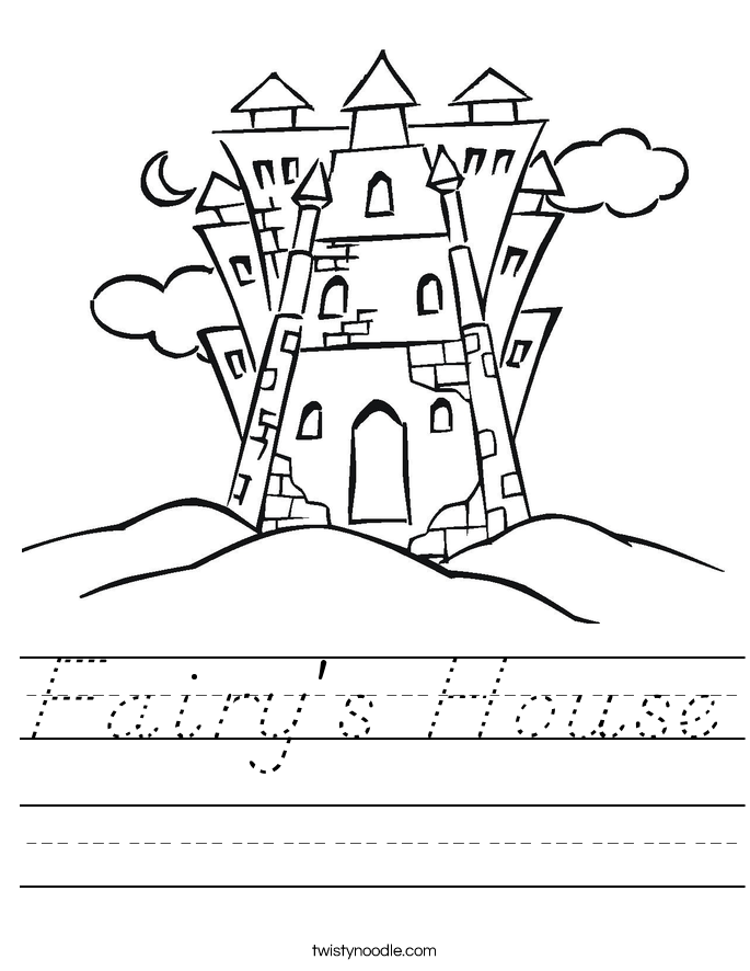 Fairy's House Worksheet