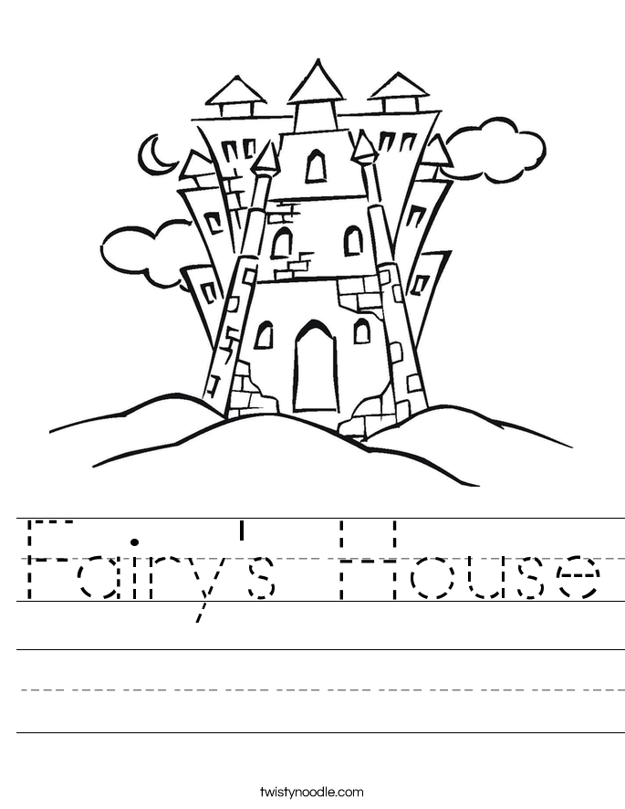 Fairy's House Worksheet