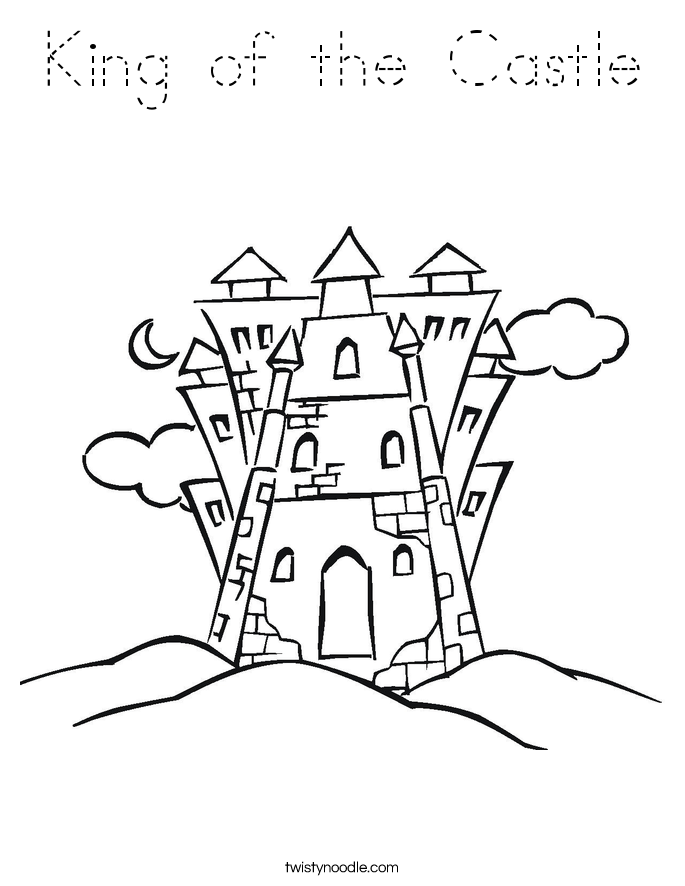 King of the Castle Coloring Page