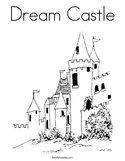 Dream Castle Coloring Page