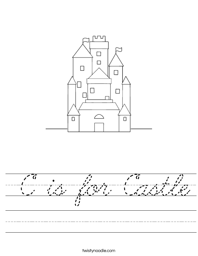  C is for Castle Worksheet