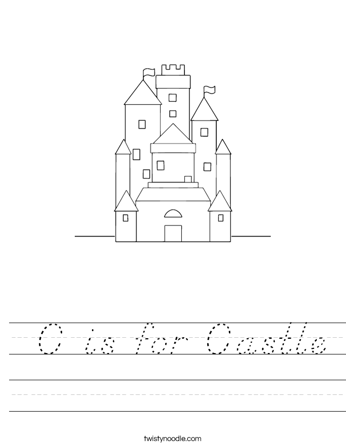  C is for Castle Worksheet