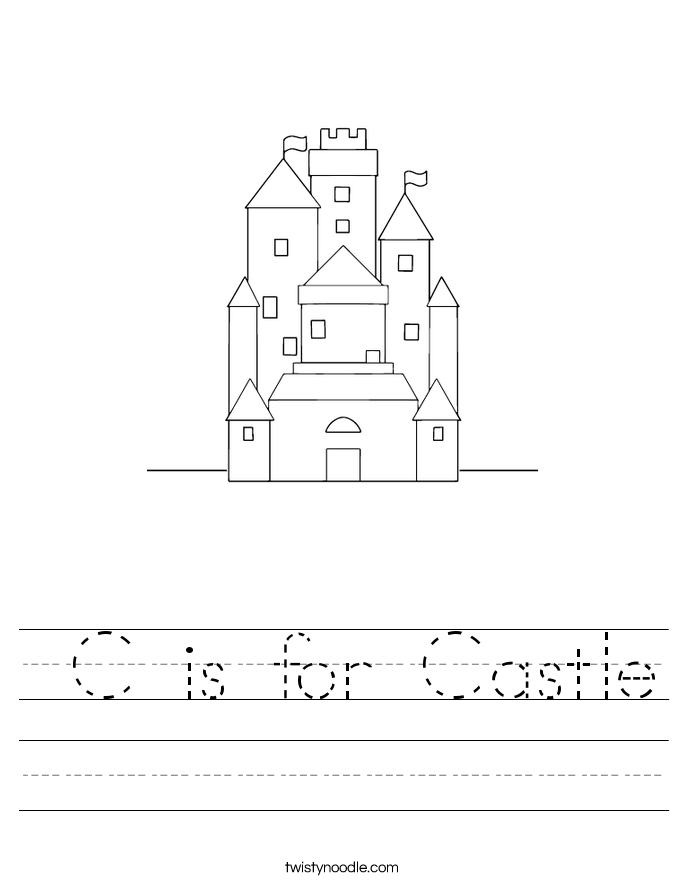  C is for Castle Worksheet