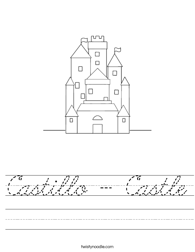 Castillo - Castle Worksheet