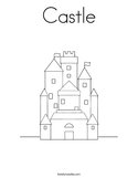 Castle Coloring Page