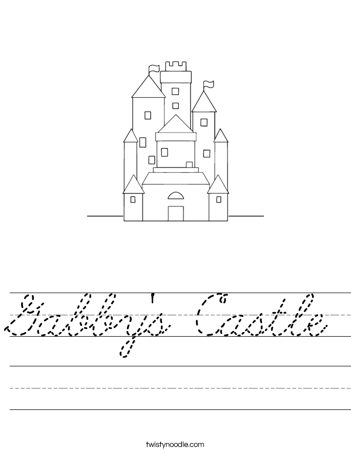 Gabby's Castle Worksheet
