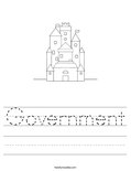 Government Worksheet
