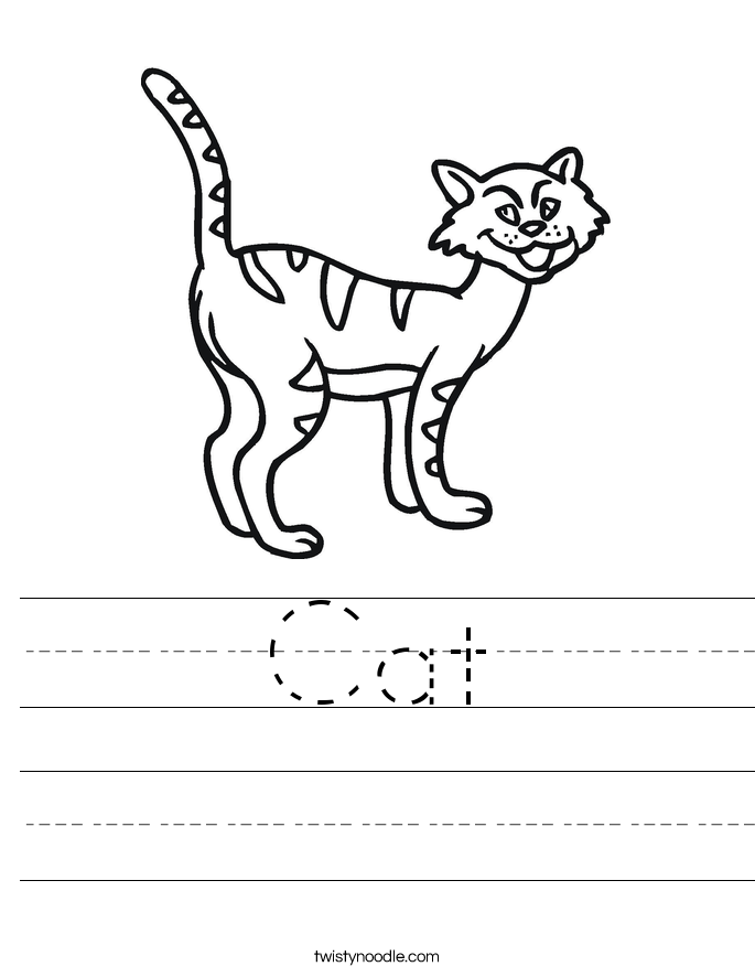 Cat Worksheet