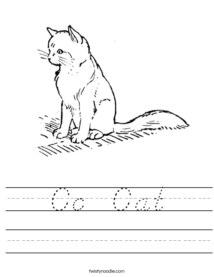 Cc  Cat Worksheet