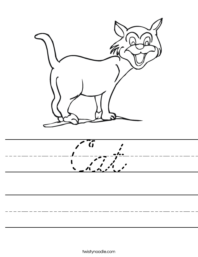 Cat Worksheet