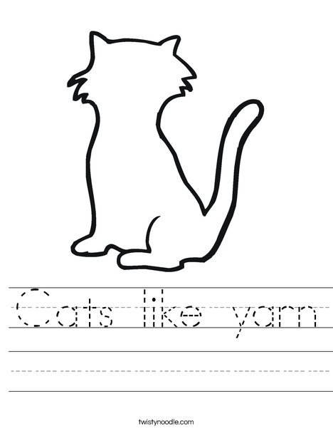 Cats worksheets