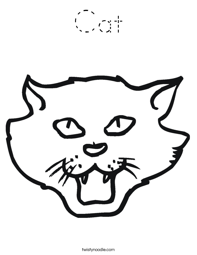 Cat Coloring Page