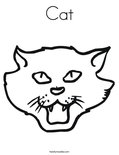 Cat Coloring Page