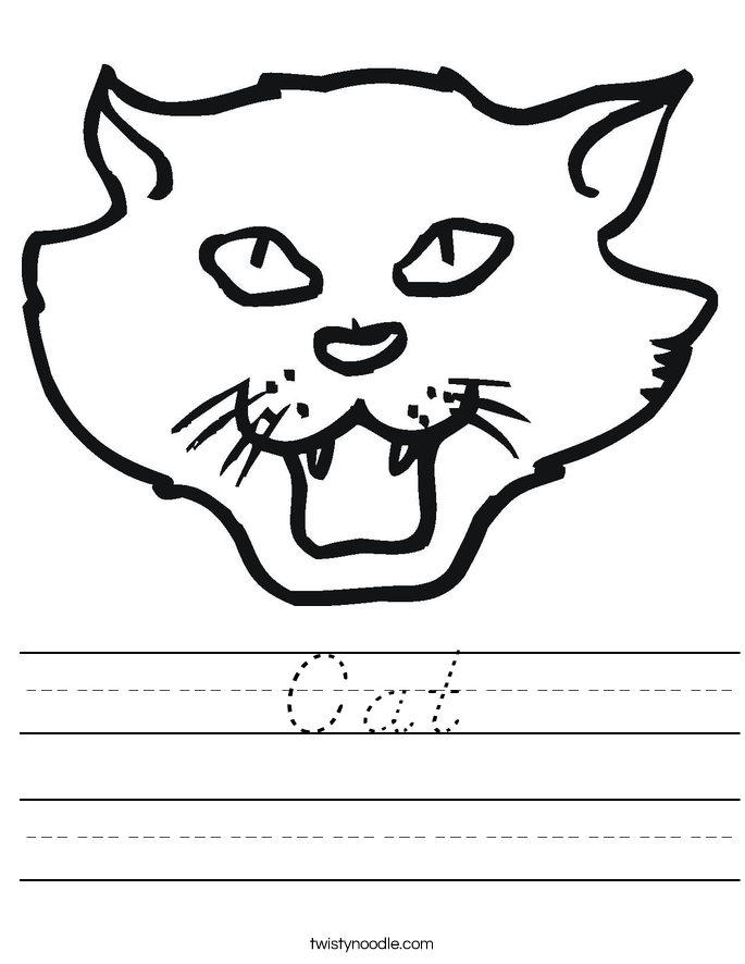Cat Worksheet