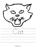 Cat Worksheet
