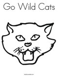 Go Wild Cats Coloring Page