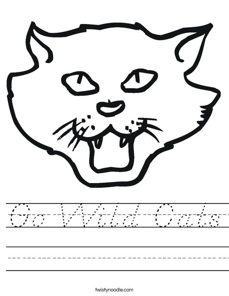 Cat Head Worksheet