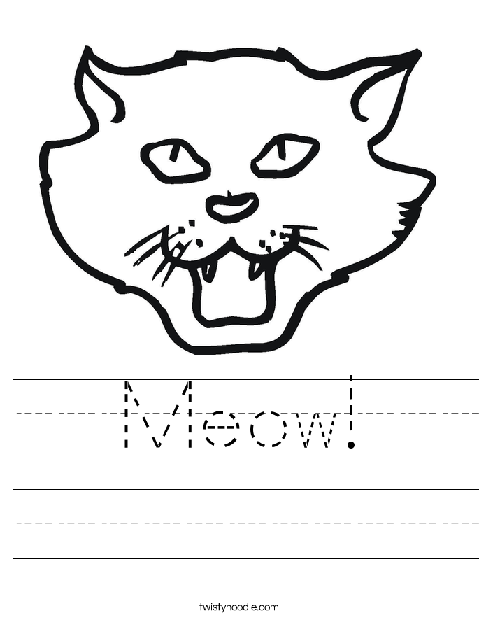 Meow! Worksheet