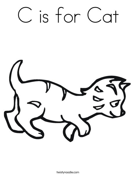 Kitten Coloring Page