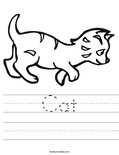Cat Worksheet