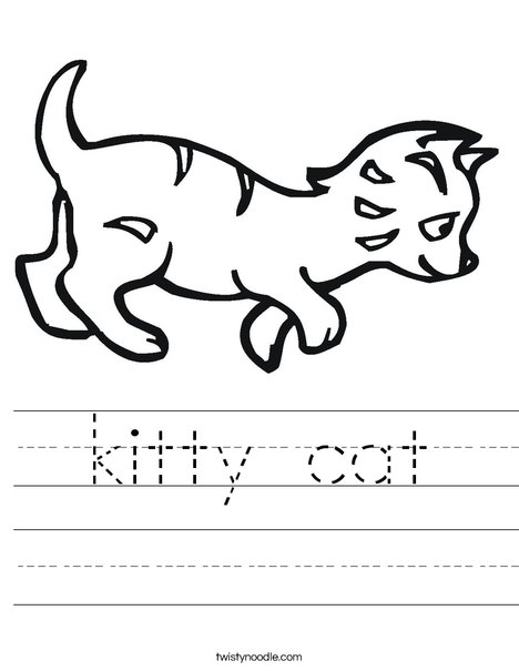 Cats worksheets