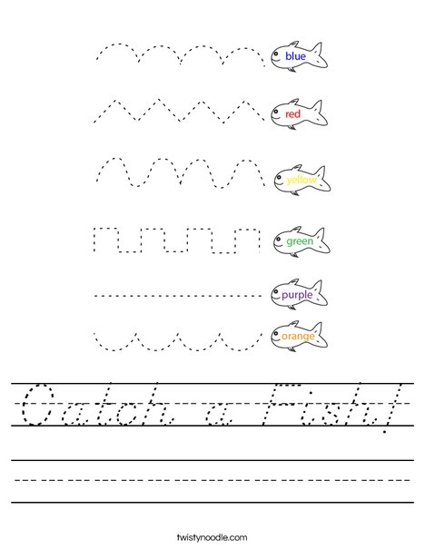 Catch a Fish! Worksheet