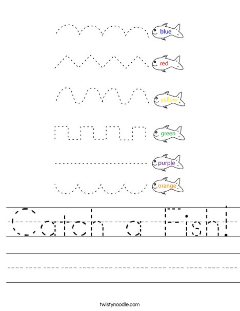 Catch a Fish! Worksheet