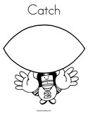 Catch Coloring Page