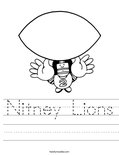 Nitney Lions Worksheet