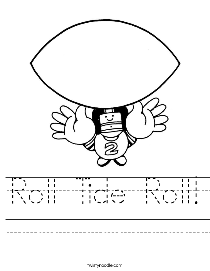 Roll Tide Roll! Worksheet