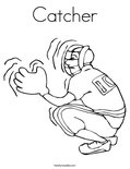 Catcher Coloring Page