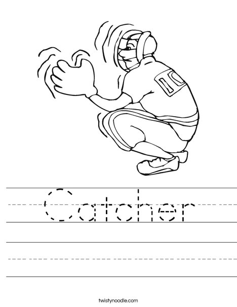 Catcher Worksheet