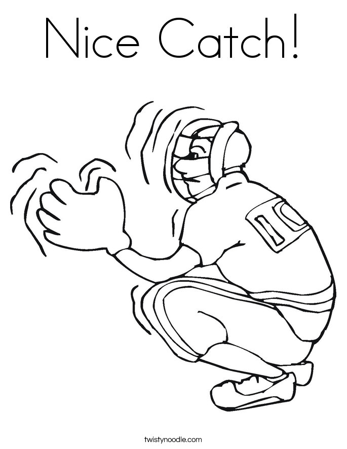 Nice Catch! Coloring Page