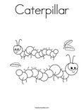 CaterpillarColoring Page