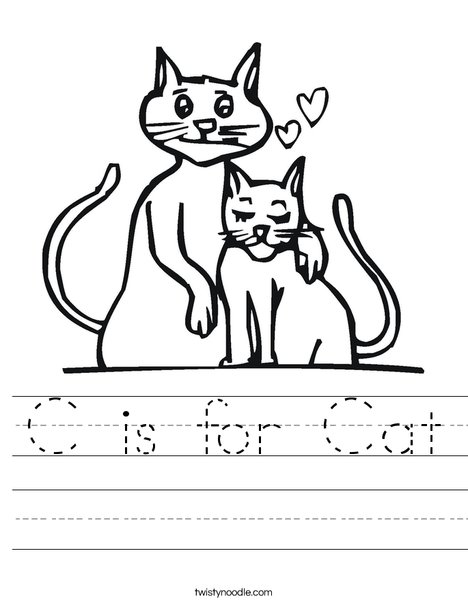 Cats Worksheet