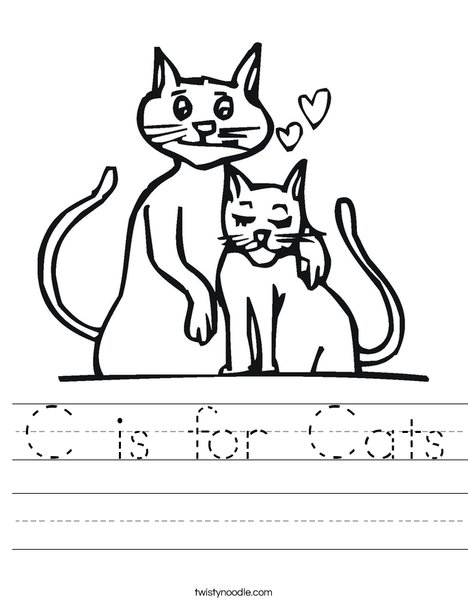 Cats Worksheet