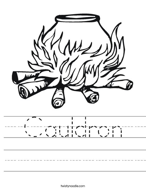 Cauldron Worksheet