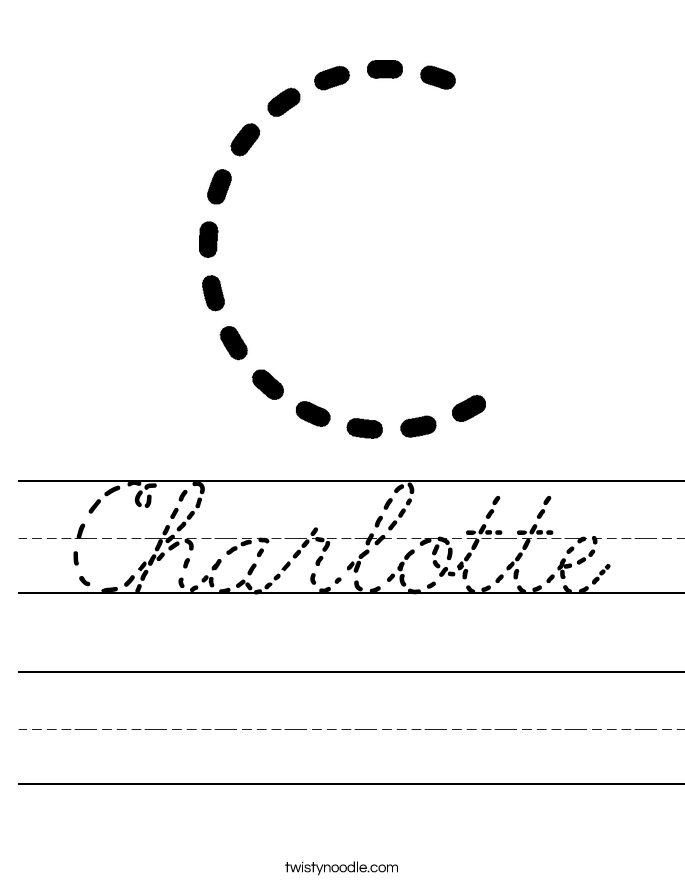 Charlotte Worksheet