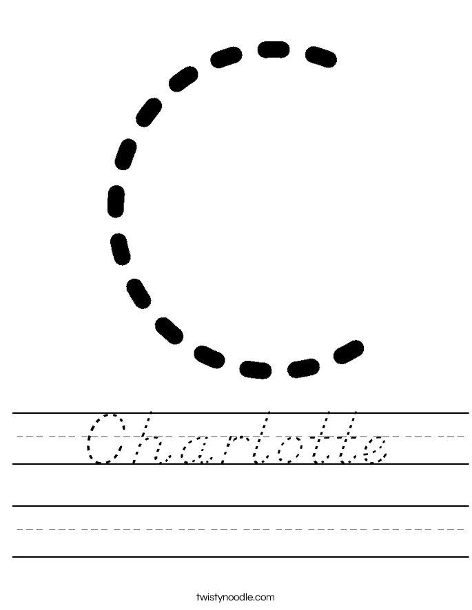 Charlotte Worksheet