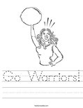 Go Warriors! Worksheet