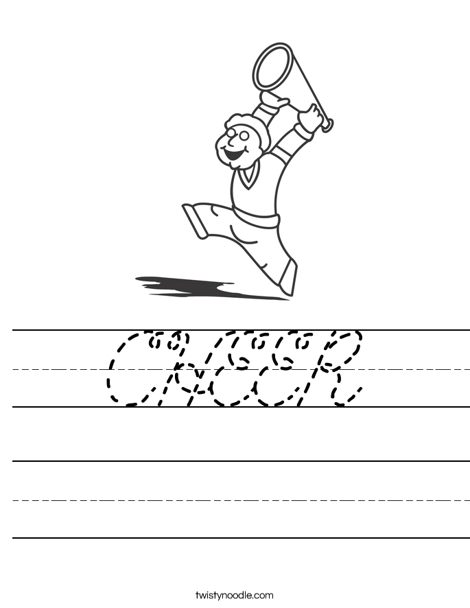 CHEER Worksheet