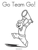 Go Team Go Coloring Page