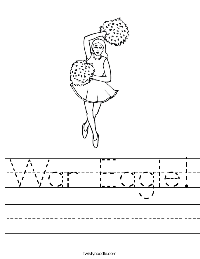 War Eagle! Worksheet