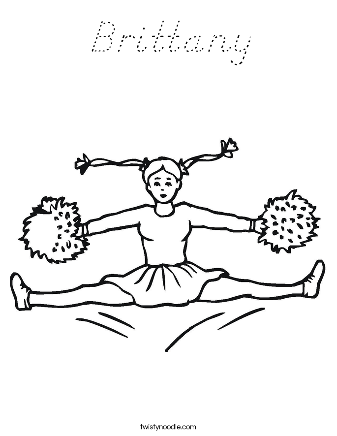 Brittany Coloring Page