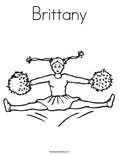 Brittany Coloring Page