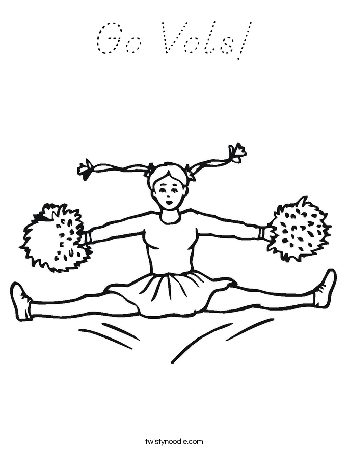 Go Vols! Coloring Page