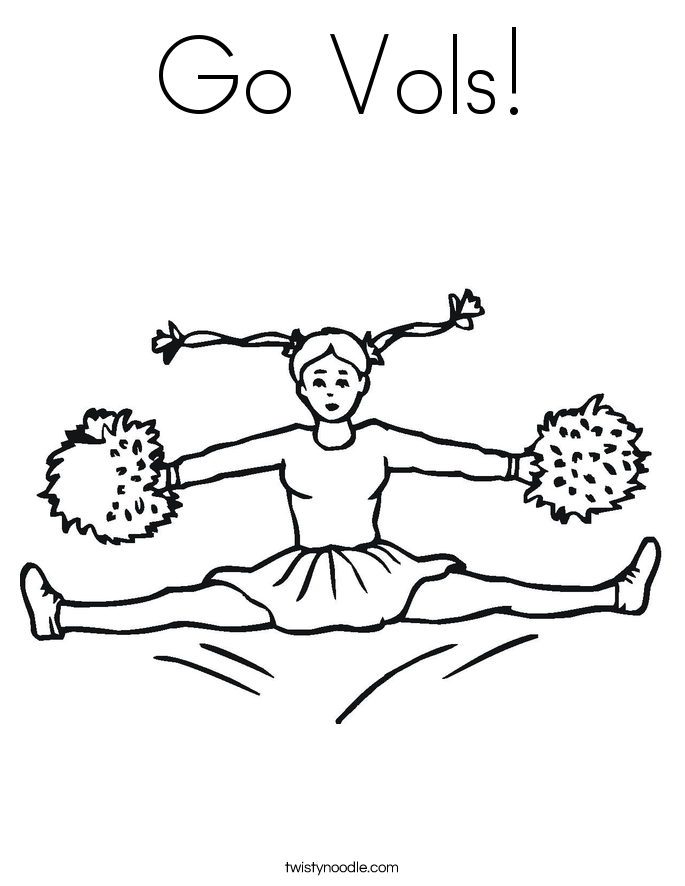 Go Vols! Coloring Page