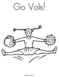 Go Vols! Coloring Page